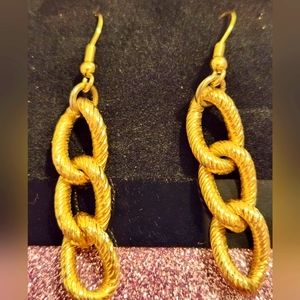 Gold Dangle Earrings